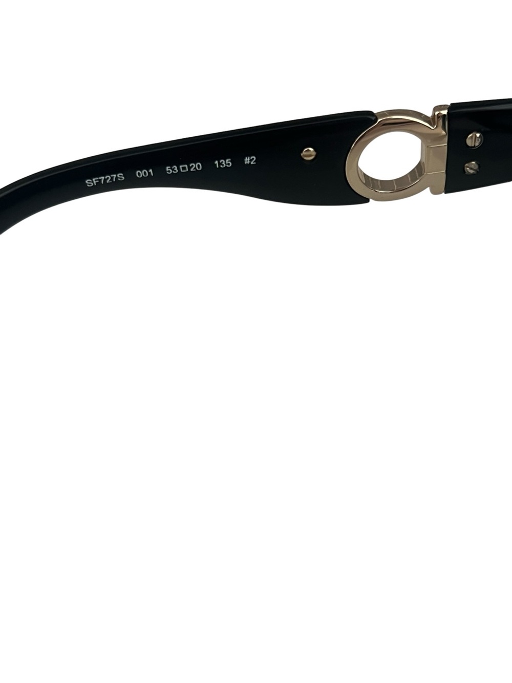 SALVATORE FERRAGAMO SF727S-001-53 Sunglasses Size 53mm 135mm 20mm black NEW - Picture 5 of 10